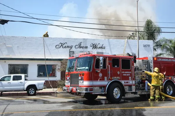 Boyle Heights Fire Forces Shelter Order as Smoke Spreads Across LA