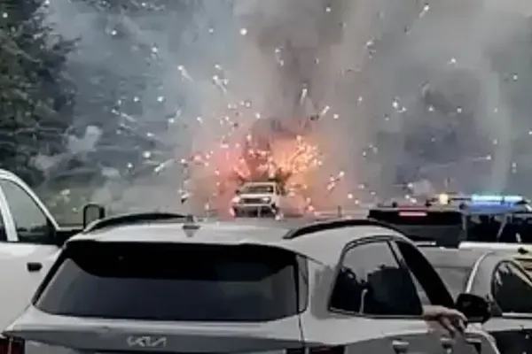 Fireworks Trailer Explodes on Tennessee Highway During Transport
