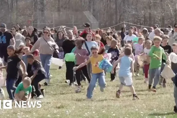 Helicopter Drops 15,000 Marshmallows for Michigan Children