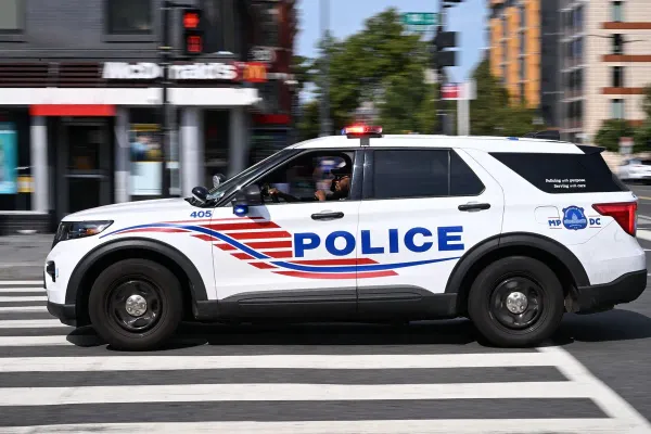 Van Smashes Into White House Security Gate in Lafayette Square