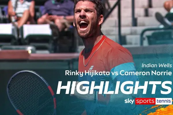 Cameron Norrie Beats Rinky Hijikata to Reach Indian Wells