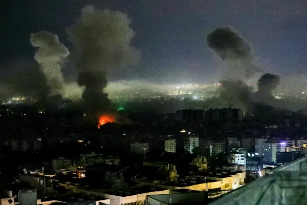 Israel Pounds Beirut Center and Threatens Land Seizure