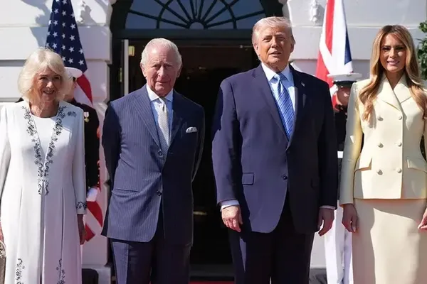 King Charles Meets Trump at White House Before Addressing Congress