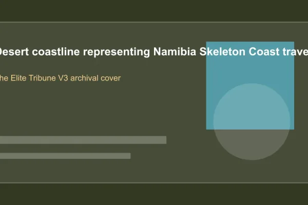 Namibia Skeleton Coast Offers Solitude in Shifting Dunes