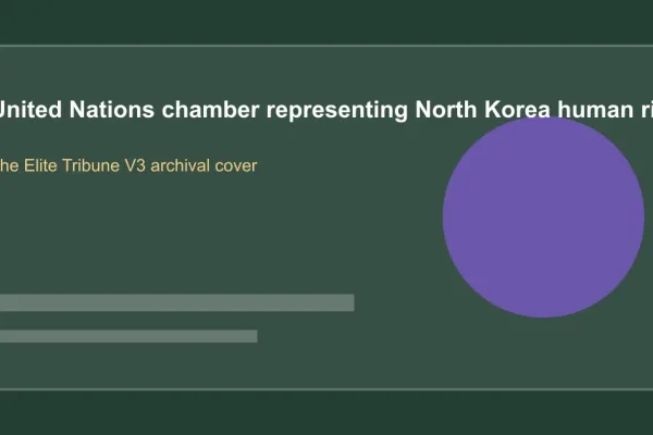 UN Human Rights Council Adopts North Korea Resolution