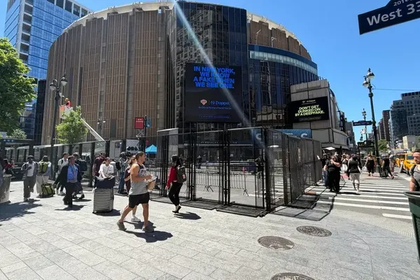 NYPD and Secret Service Secure Midtown for NBA Finals