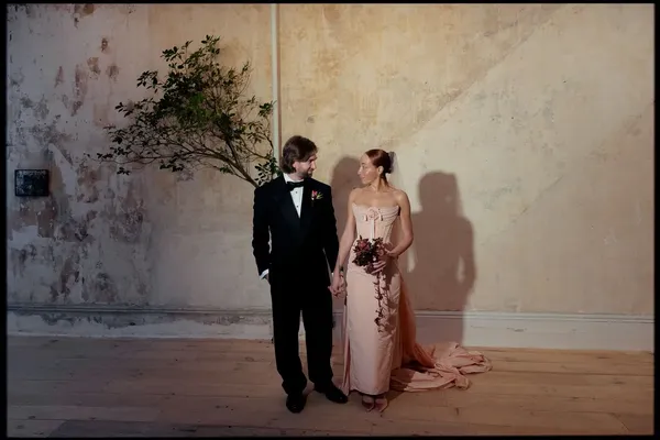Olivia-Jene Fagon Wedding Turns Pink Gown