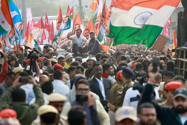 Rahul Gandhi Vows Jail for Assam Chief Minister at Rally