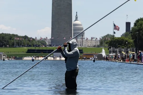Reflecting Pool Arrests Deepen Renovation Dispute