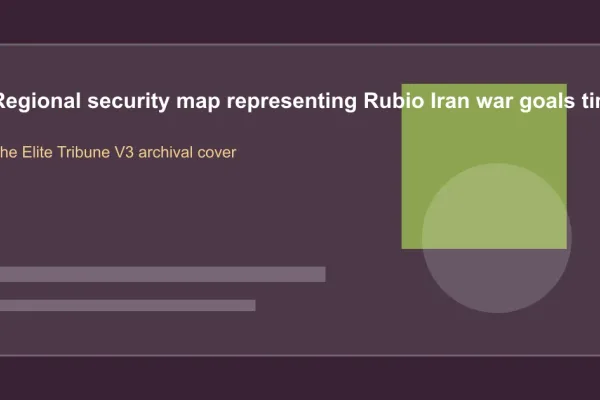 Rubio Vows US Will Achieve Iran War Goals Within Weeks