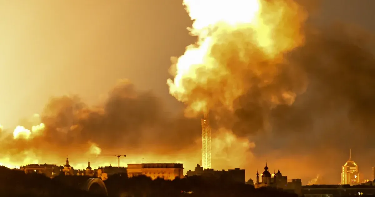 Russian Missiles and Drones Strike Cities Across Ukraine