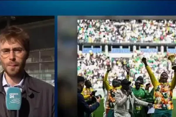 Senegal Parades Stripped AFCON Trophy in Paris Match