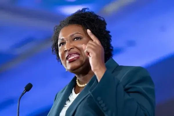 Stacey Abrams Calls Trump Mail Voting Order Unlawful
