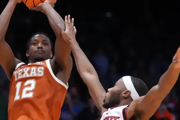 Tramon Mark Leads Texas Over NC State in First Four