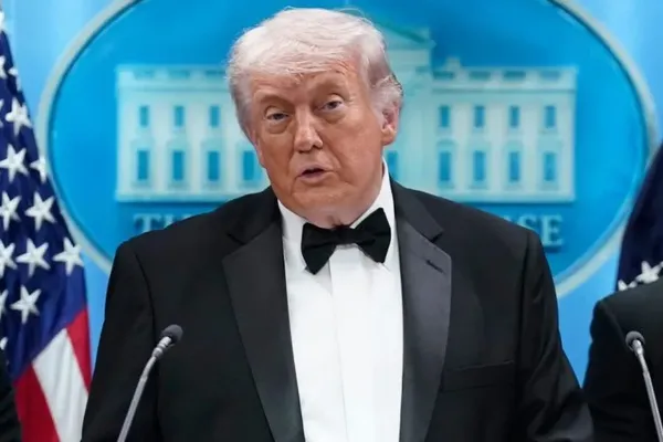 Trump Releases Photos of Bound White House Dinner Suspect