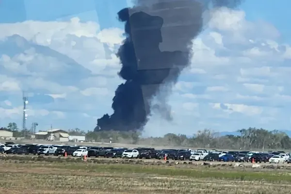 Two Jets Collide During Idaho Air Show Performance